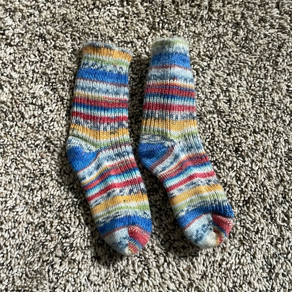 WOOL: Knit wool toddler socks